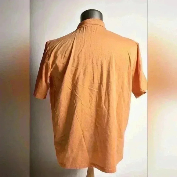 ERMENEGILDO ZEGNA Soft Orange Mercerized  Cotton Polo Shirt 56EU XL Romania - Picture 12 of 13